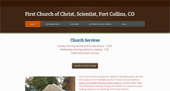 Desktop Screenshot of christiansciencefortcollins.com