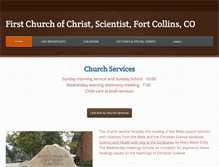Tablet Screenshot of christiansciencefortcollins.com